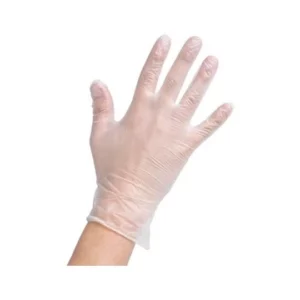guantes de vinilo transparentes